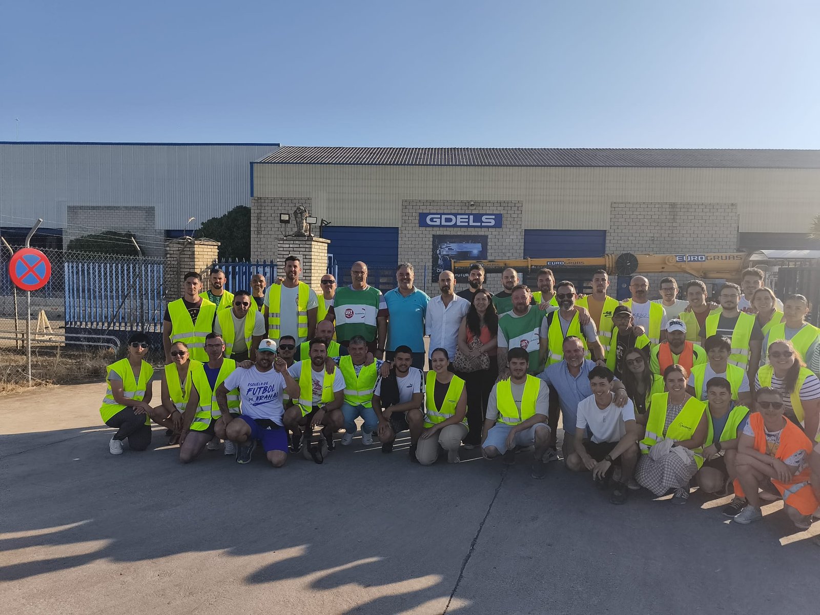 Apoyo de los socialistas de Alcalá a los trabajadores de Santa Bárbara
